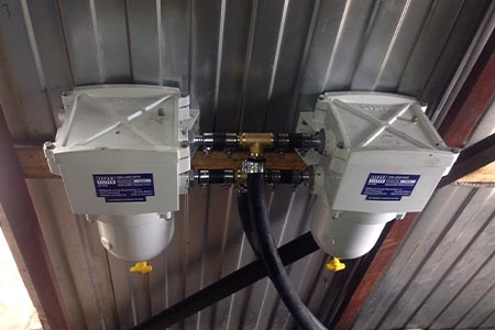 Установка фильтров Separ-2000/40/M